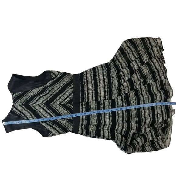 AX Armani Exchange Dress SZ 2 Black Gray A-Line - Picture 3 of 6